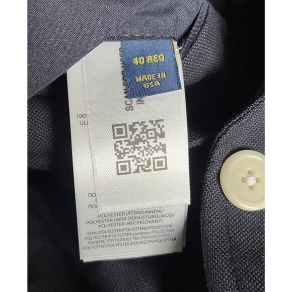 NWT! 2020 Polo Ralph Lauren USA Paralympic Team Men's 40 Reg Wool Blazer Jacket - Picture 13 of 14